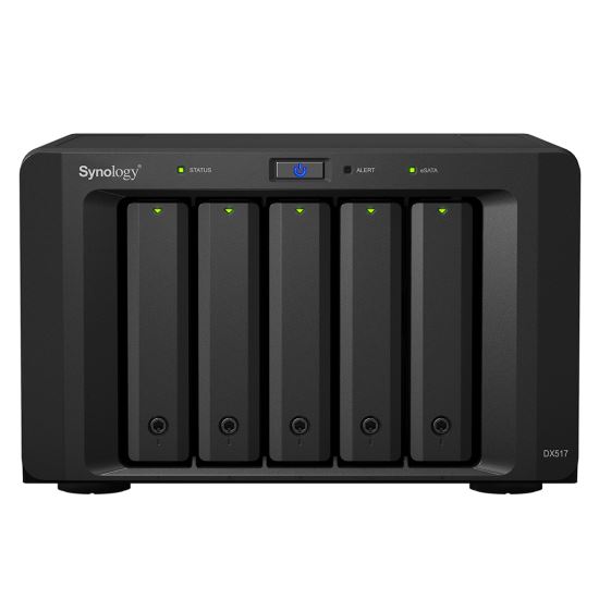 Synology DX517 disk array Desktop Black1