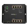 Picture of StarTech.com IES101GP2SFW network switch Managed L2 Gigabit Ethernet (10/100/1000) Power over Ethernet (PoE) Black