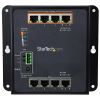 Picture of StarTech.com IES81GPOEW network switch Managed L2 Gigabit Ethernet (10/100/1000) Power over Ethernet (PoE) Black