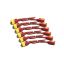 APC AP8714SX340 power cable Red 47.2" (1.2 m) C19 coupler C20 coupler1