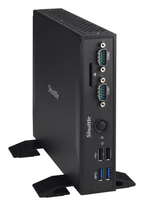Shuttle XPС slim DS77U3 PC/workstation barebone 1.3L sized PC Black Intel SoC BGA 1356 i3-7100U 2.4 GHz1