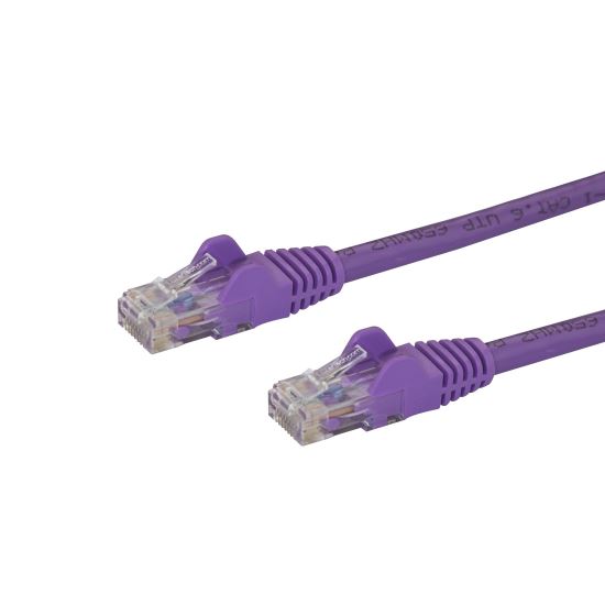 Picture of StarTech.com N6PATCH150PL networking cable Purple 1799.2" (45.7 m) Cat6 U/UTP (UTP)