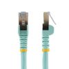 StarTech.com C6ASPAT2AQ networking cable Turquoise 23.6" (0.6 m) Cat6a1
