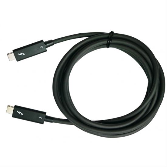 QNAP CAB-TBT320M-40G-LINTES Thunderbolt cable 78.7" (2 m) 40 Gbit/s Black1