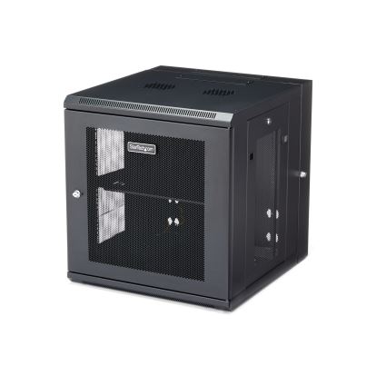 StarTech.com RK1224WALHM rack cabinet 12U Wall mounted rack Black1