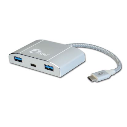 Siig JU-H30C11-S1 interface hub USB 3.2 Gen 1 (3.1 Gen 1) Type-C 5000 Mbit/s Silver1