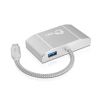 Siig JU-H30C11-S1 interface hub USB 3.2 Gen 1 (3.1 Gen 1) Type-C 5000 Mbit/s Silver3