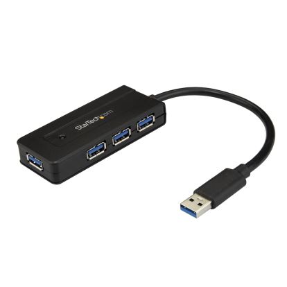 StarTech.com ST4300MINI interface hub USB 3.2 Gen 1 (3.1 Gen 1) Type-A 5000 Mbit/s Black1