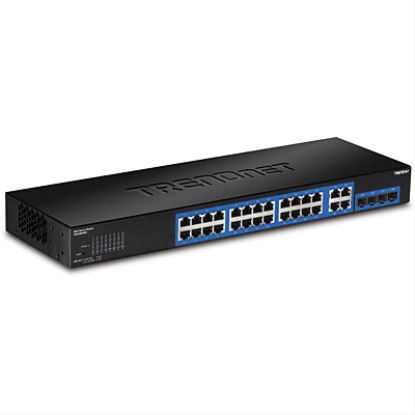 Trendnet TEG-284WS network switch Managed Gigabit Ethernet (10/100/1000) 1U Black1