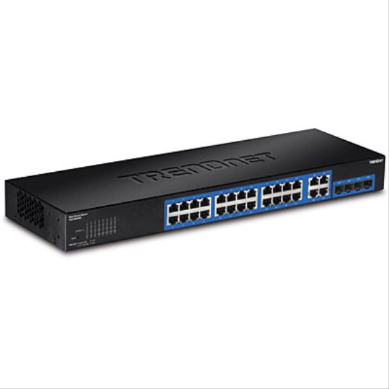 Trendnet TEG-284WS network switch Managed Gigabit Ethernet (10/100/1000) 1U Black1