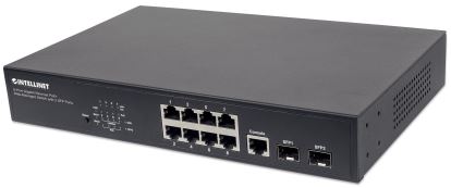 Intellinet 561167 network switch Managed Gigabit Ethernet (10/100/1000) Power over Ethernet (PoE) Black1
