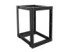 Picture of iStarUSA WOR-1511 rack cabinet 15U Freestanding rack Black