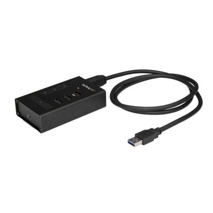 StarTech.com HB30A3A1CST interface hub USB 3.2 Gen 1 (3.1 Gen 1) Type-B 5000 Mbit/s Black1