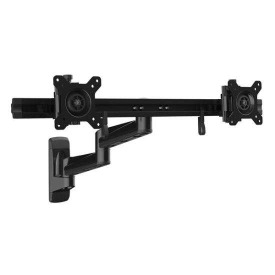 Picture of StarTech.com ARMDUALWALL monitor mount / stand 24" Wall Black