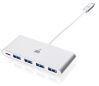 iogear GUH3C4PD interface hub USB 3.2 Gen 1 (3.1 Gen 1) Type-C 5000 Mbit/s White1