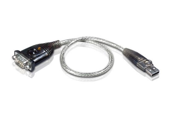 Picture of ATEN UC232A1 serial cable Black, Silver 39.4" (1 m) USB Type-A DB-9