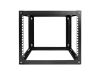 Picture of iStarUSA WOM980-SFH40 rack cabinet 9U Wall mounted rack Black