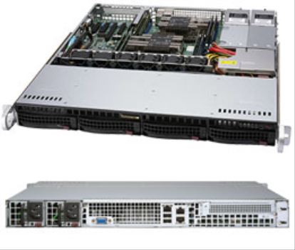 Supermicro SYS-6019P-MTR server barebone Intel® C621 LGA 3647 (Socket P) Rack (1U) Black1