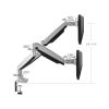 Picture of Siig CE-MT2E12-S1 monitor mount / stand 32" Desk Silver