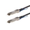 Picture of StarTech.com EXQSFP4050CM InfiniBand/fibre optic cable 19.7" (0.5 m) QSFP+ Black