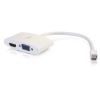 C2G 28272 video cable adapter 7.87" (0.2 m) Mini DisplayPort HDMI + VGA (D-Sub) White2