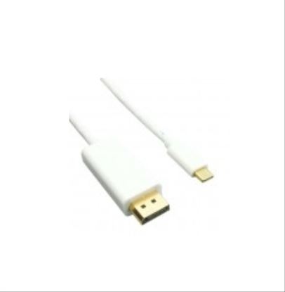 Unirise USBC-DP-03F video cable adapter 35.8" (0.91 m) USB Type-C DisplayPort White1