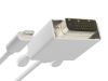 Unirise USBC-DVI-03F video cable adapter 39.4" (1 m) USB Type-C DVI-D White2