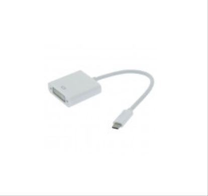 Unirise USBC-DVIF-ADPT USB graphics adapter White1