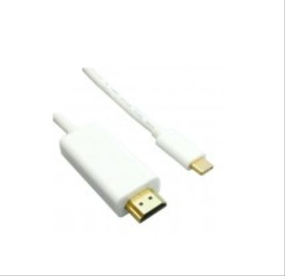 Unirise USBC-HDMI-06F video cable adapter 70.9" (1.8 m) HDMI Type A (Standard) USB Type-C White1