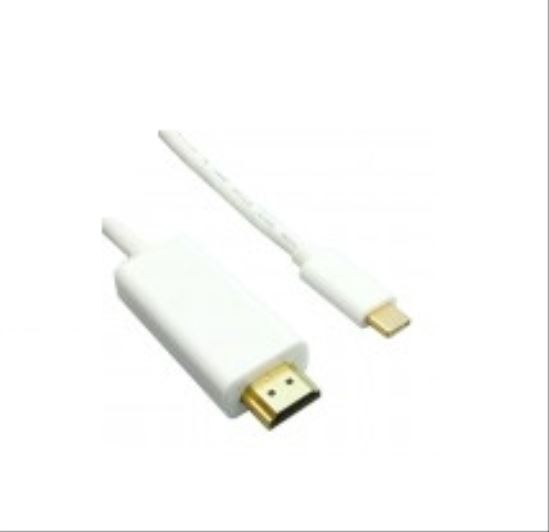 Unirise USBC-HDMI-06F video cable adapter 70.9" (1.8 m) HDMI Type A (Standard) USB Type-C White1