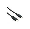 Unirise USBC-MM-03F USB cable 35.4" (0.9 m) USB 3.2 Gen 2 (3.1 Gen 2) Black1