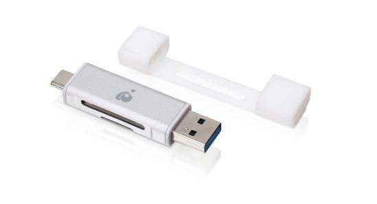 iogear GFR3C12 card reader Micro-USB White1