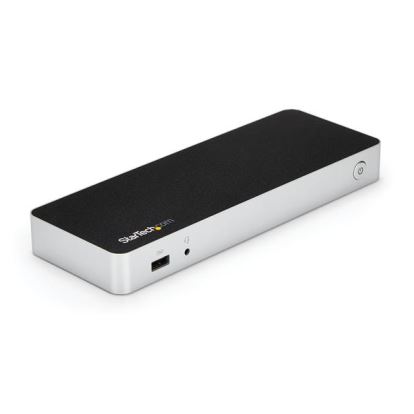 Picture of StarTech.com MST30C2HHPD notebook dock/port replicator Wired USB 3.2 Gen 1 (3.1 Gen 1) Type-C Black, Silver