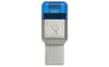 Kingston Technology MobileLite Duo 3C card reader USB 3.2 Gen 1 (3.1 Gen 1) Type-A/Type-C Blue, Silver3