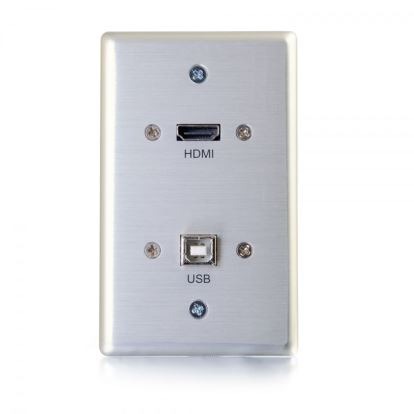 C2G 39874 wall plate/switch cover Aluminum1