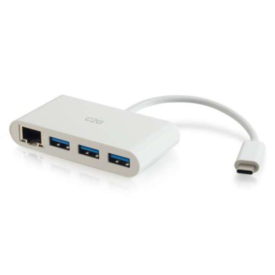 C2G 29746 interface hub USB 3.2 Gen 1 (3.1 Gen 1) Type-C 5000 Mbit/s White1