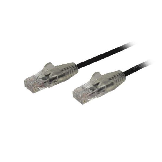 Picture of StarTech.com N6PAT3BKS networking cable Black 35.4" (0.9 m) Cat6 U/UTP (UTP)