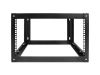 iStarUSA WOM680-SFH25 rack cabinet 6U Freestanding rack Black2