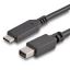 Picture of StarTech.com CDP2MDPMM6B video cable adapter 70.9" (1.8 m) USB Type-C Mini DisplayPort Black