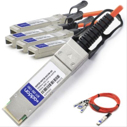 AddOn Networks QSFP28-4SFP28-AOC5M-AO InfiniBand cable 196.9" (5 m) 4x SFP28 Black, Gray, Orange1