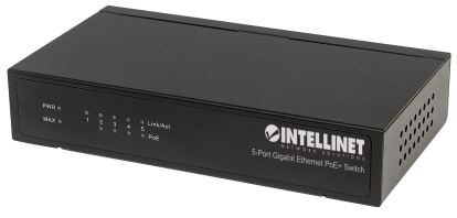 Intellinet 561228 network switch Unmanaged Gigabit Ethernet (10/100/1000) Power over Ethernet (PoE) Black1