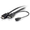 C2G 56791 HDMI cable 118.1" (3 m) HDMI, USB Micro-B HDMI, USB-A, USB Micro-B Black1