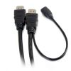 C2G 56791 HDMI cable 118.1" (3 m) HDMI, USB Micro-B HDMI, USB-A, USB Micro-B Black4