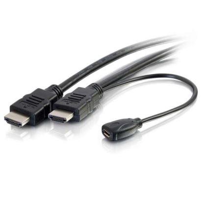 C2G 56792 HDMI cable 177.2" (4.5 m) HDMI, USB Micro-B HDMI, USB-A, USB Micro-B Black1