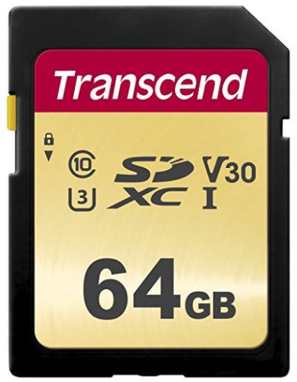 Transcend 64GB, UHS-I, SD SDXC Class 101