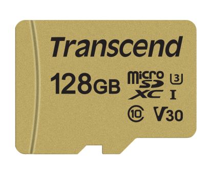 Transcend TS128GUSD500S memory card 128 GB MicroSDXC NAND Class 101