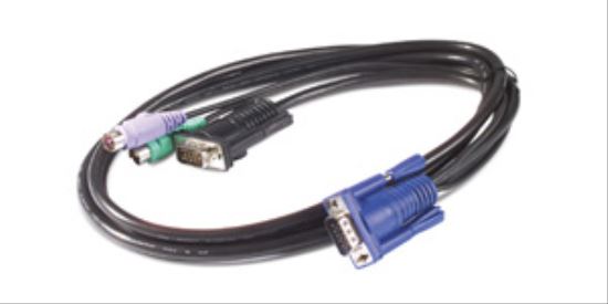 APC KVM PS/2 Cable - 3 ft (0.9 m) Black 35.8" (0.91 m)1