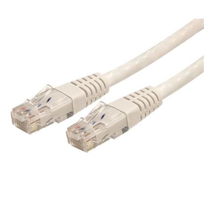 StarTech.com C6PATCH7WH networking cable White 83.9" (2.13 m) Cat6 U/UTP (UTP)1