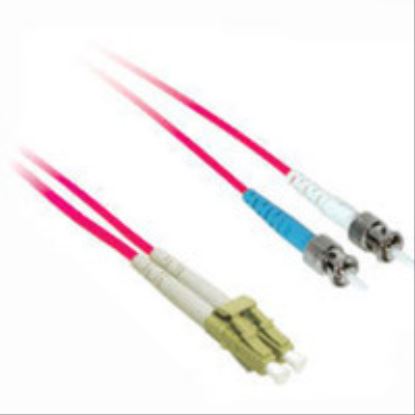 C2G 2m LC/ST Duplex 50/125 Multimode Fiber Patch fiber optic cable 78.7" (2 m) Red1