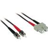 C2G 5m SC/ST Duplex 62.5/125 Multimode Fiber Patch Cable fiber optic cable 196.9" (5 m) Black1